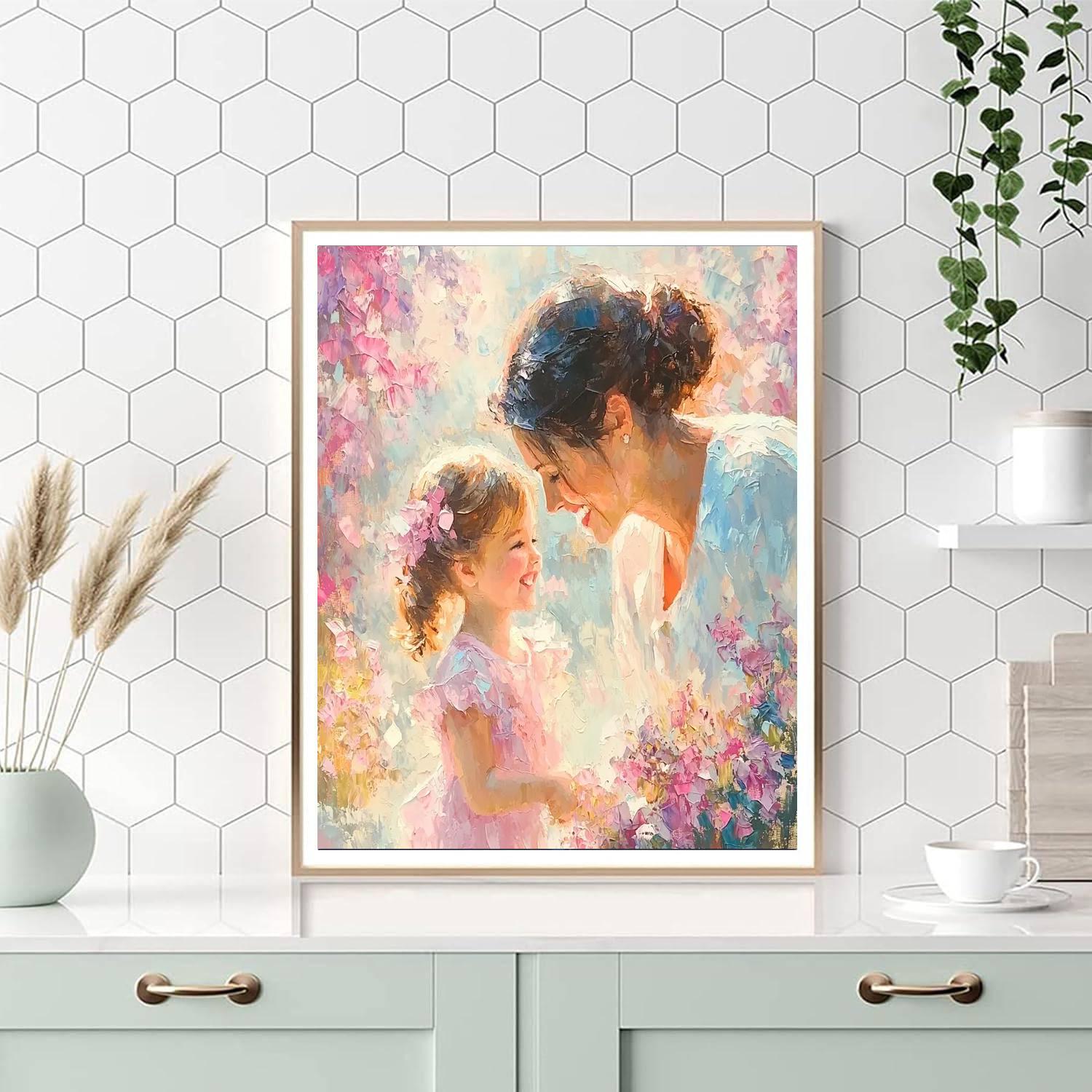 Tender Kisses Painting Number Kit