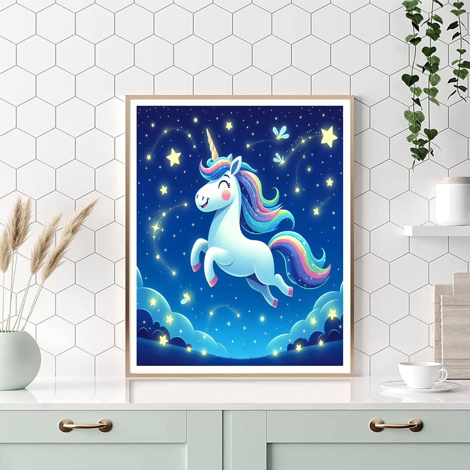 Magical Creatures Of The Night Painting Number Kit