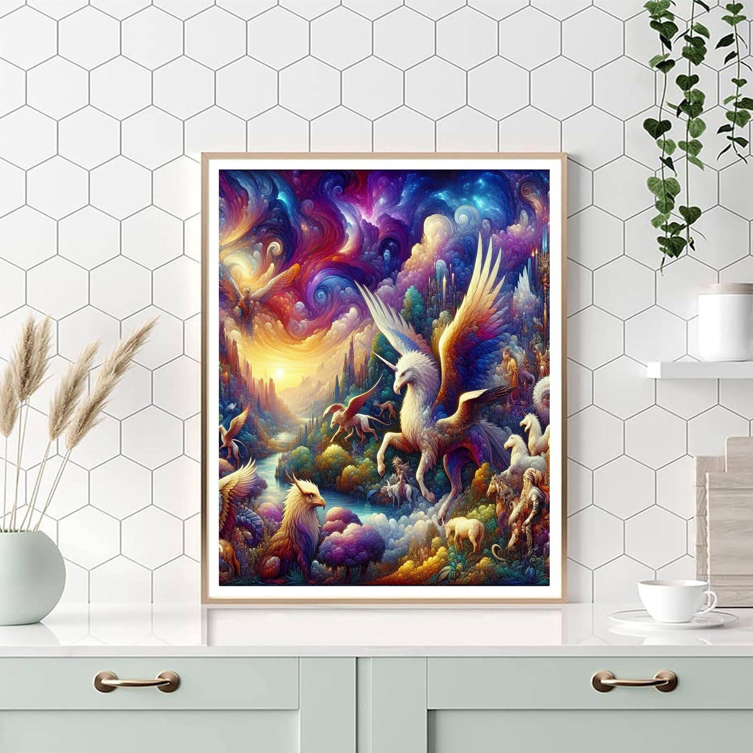 Intriguing Mythical Beasts Paint By Number