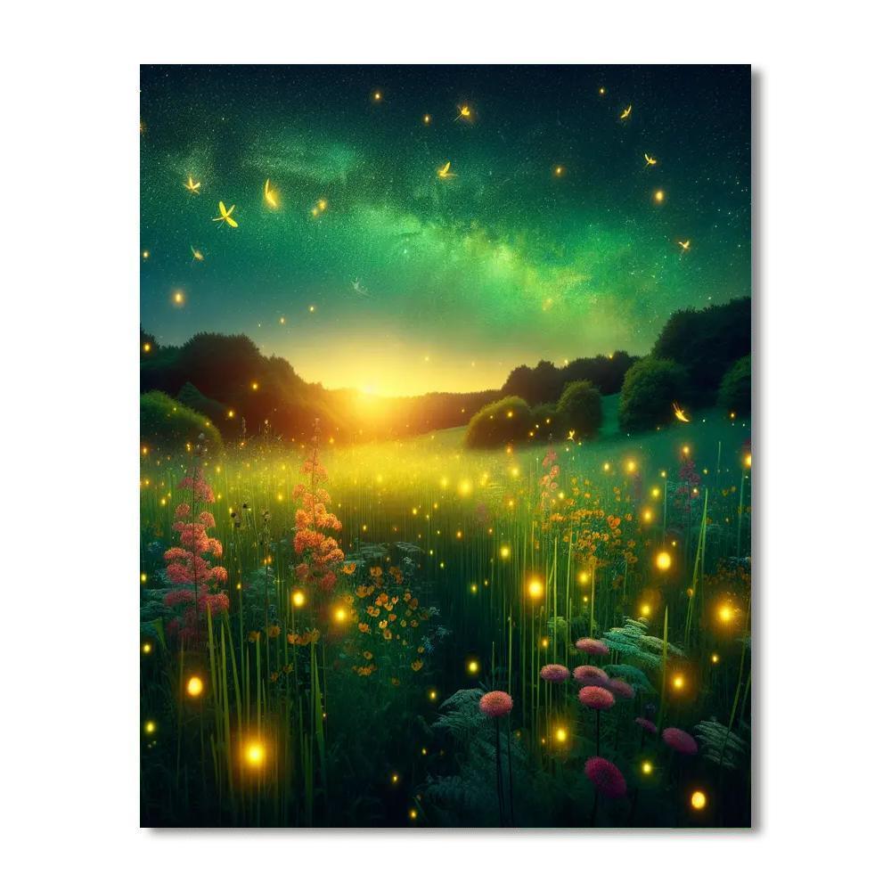 Glowing Summer Nights Numbered Painting Kits