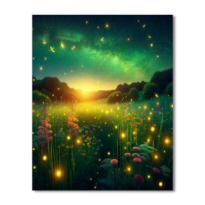 Glowing Summer Nights Numbered Painting Kits