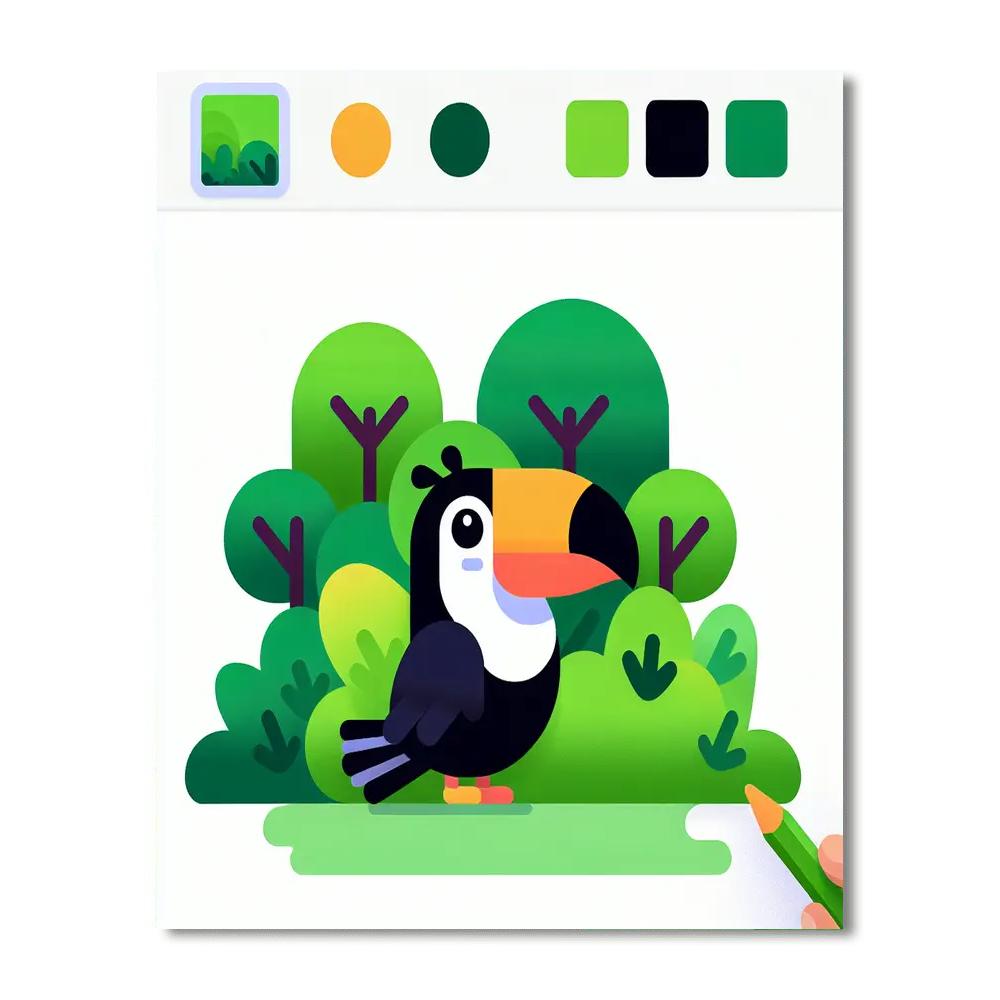 Mystic Rainforest Paint By Number