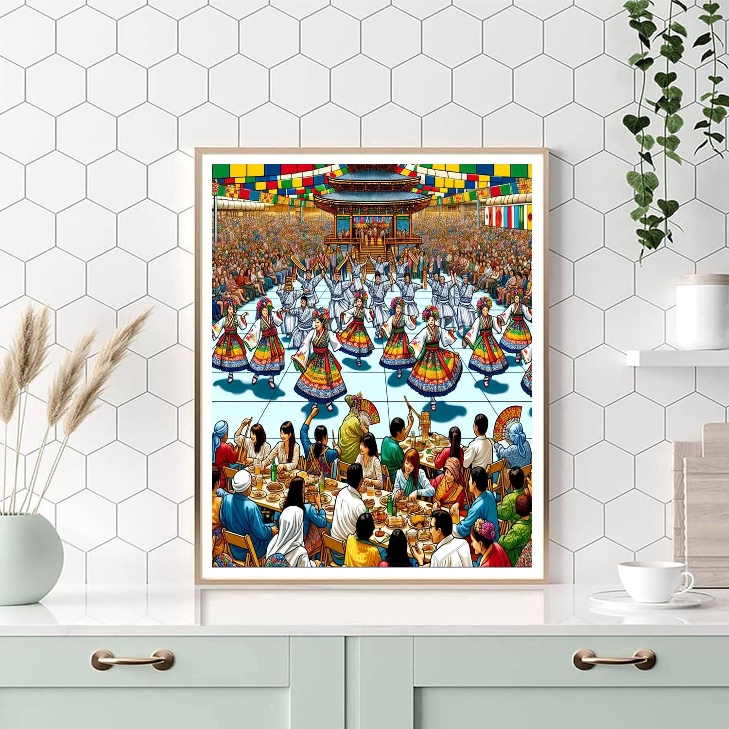 Kizuna Festival Number Painting