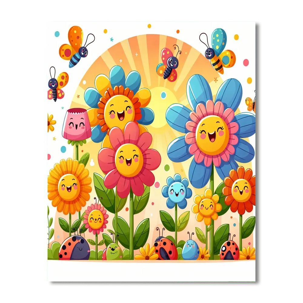 Gigantic Gardens Painting By Numbers Kit