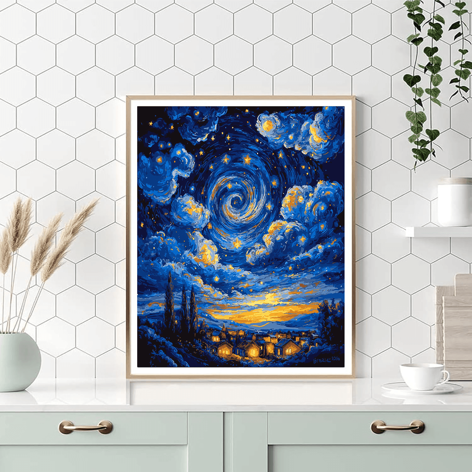 Vincent Van Gogh Inspired Starry Sky Dream  Paint By Number