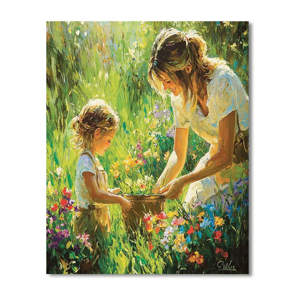 Seeds Of Love Number Painting