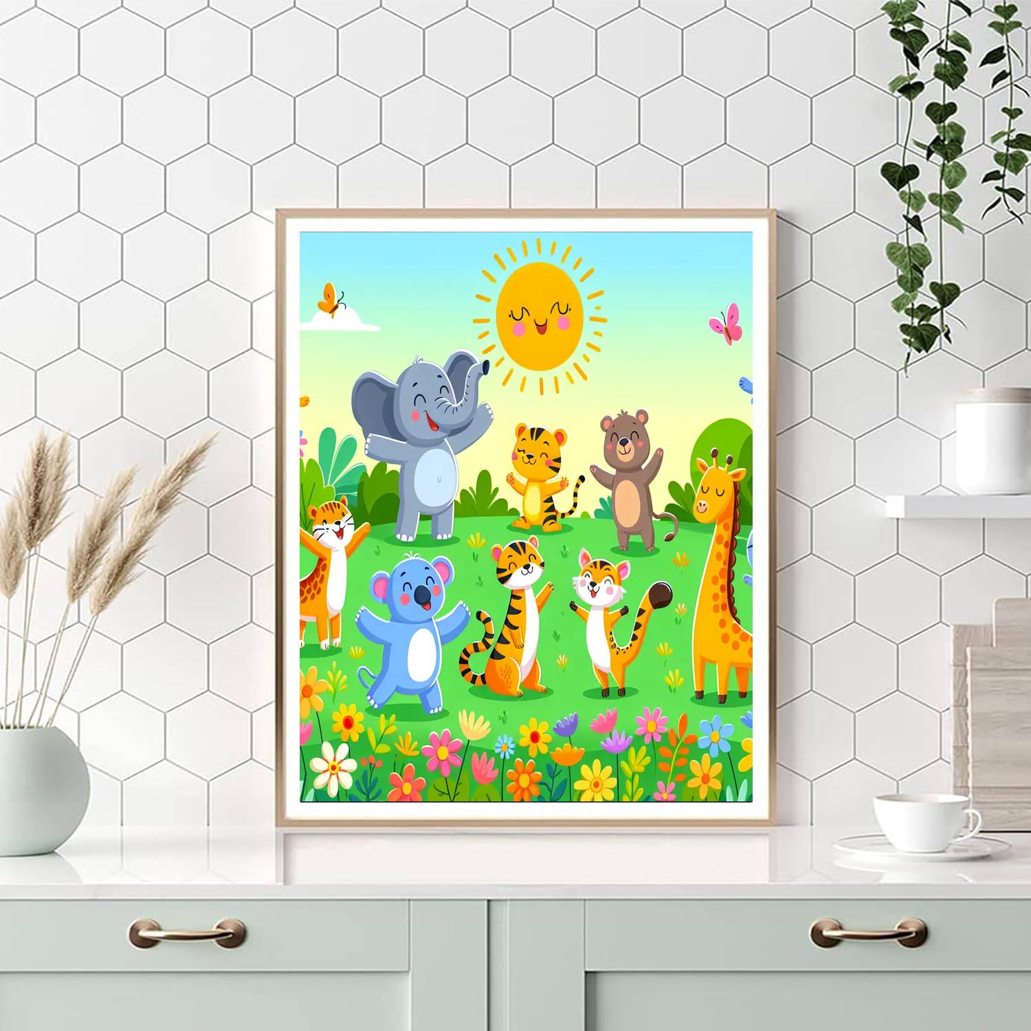 Sunshine Meadow Festival Numbered Painting Kits