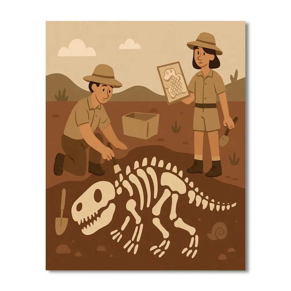 Fossil Expedition Paint By Color