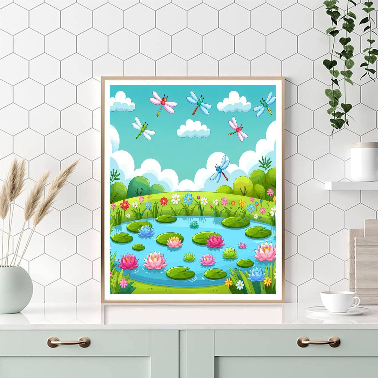 Magical Dragonfly Dreams Paint By Numbers