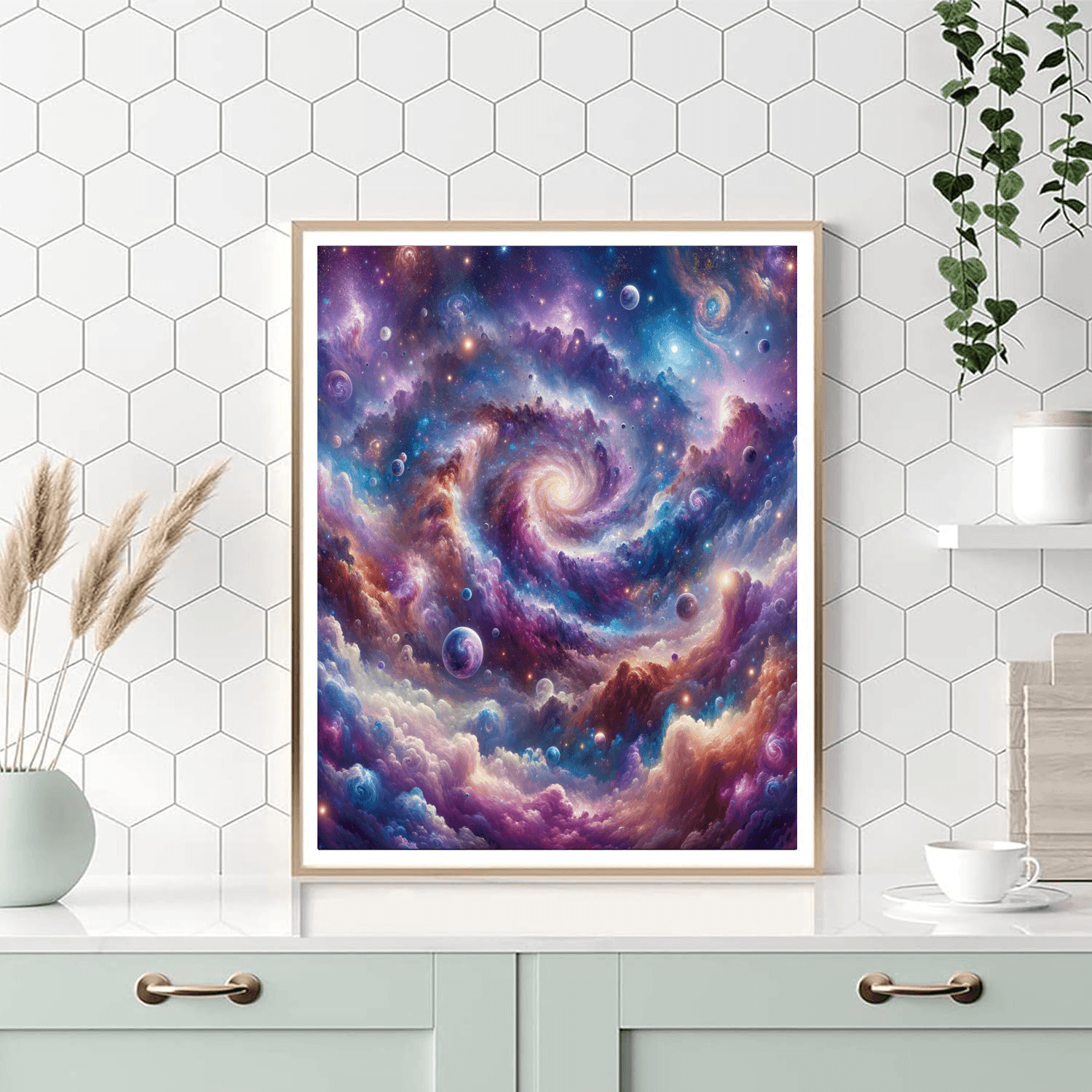 Galaxy Dreams Number Painting