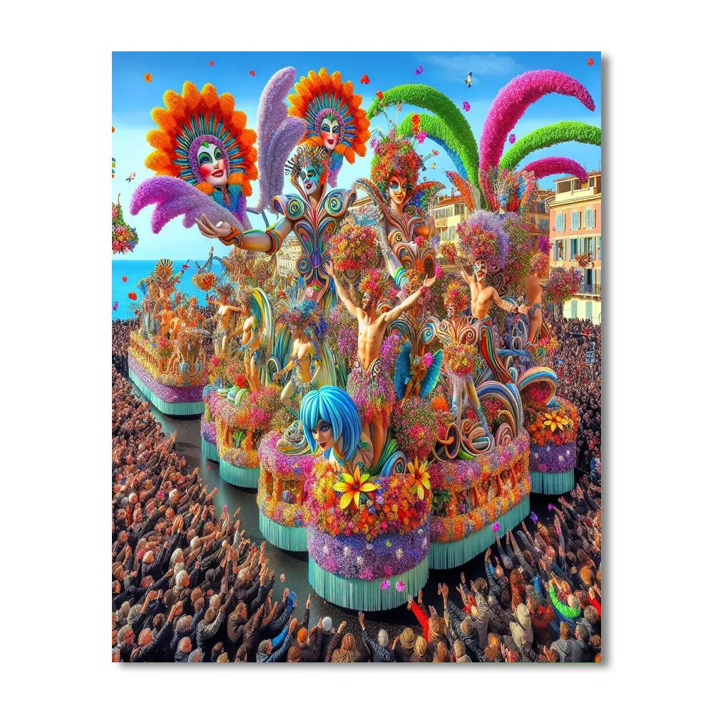 The Carnival Of Nice - Nice Paint By Numbers Kits