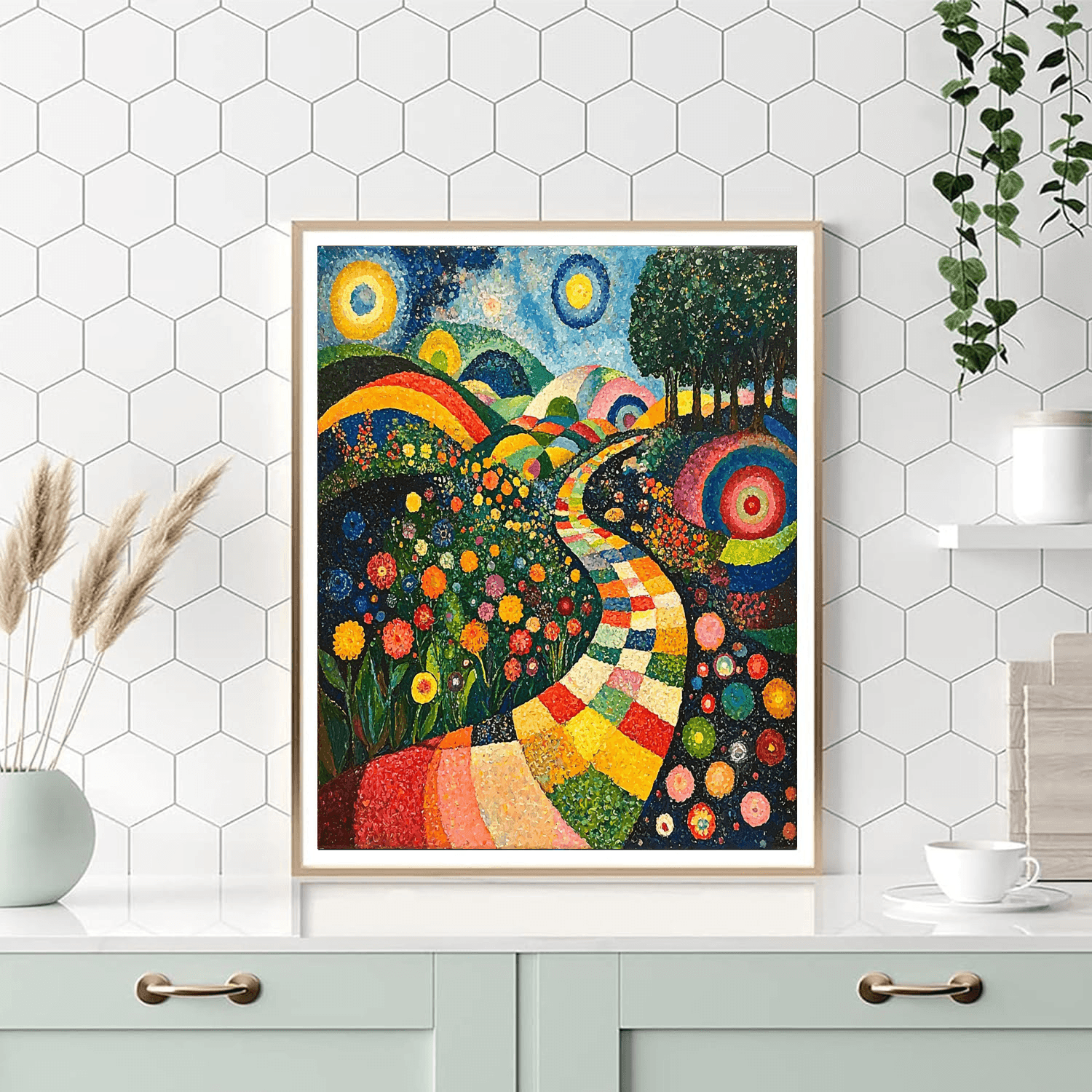 Wassily Kandinsky Inspired Kaleidoscope Garden  Paint By Numbers Kits