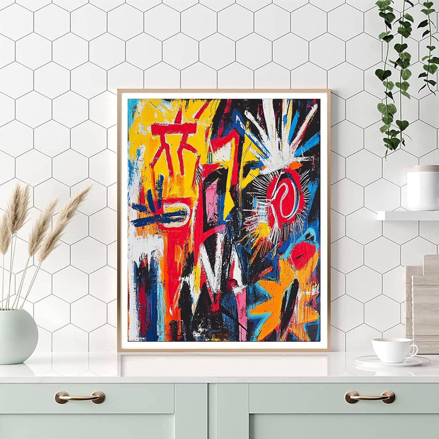 Jean-Michel Basquiat Inspired Evolving Patterns  Paint By Numbers