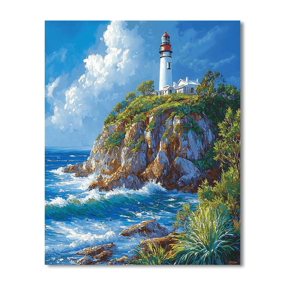 Cape Byron Lighthouse - Australia Numbered Painting Kits