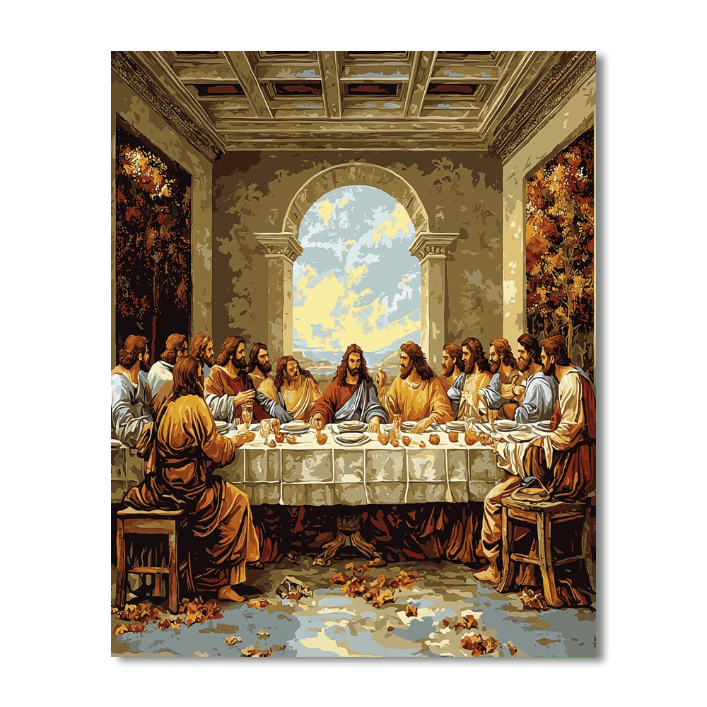 Leonardo Da Vinci Inspired Historical Triumph  Paint By Numbers Art