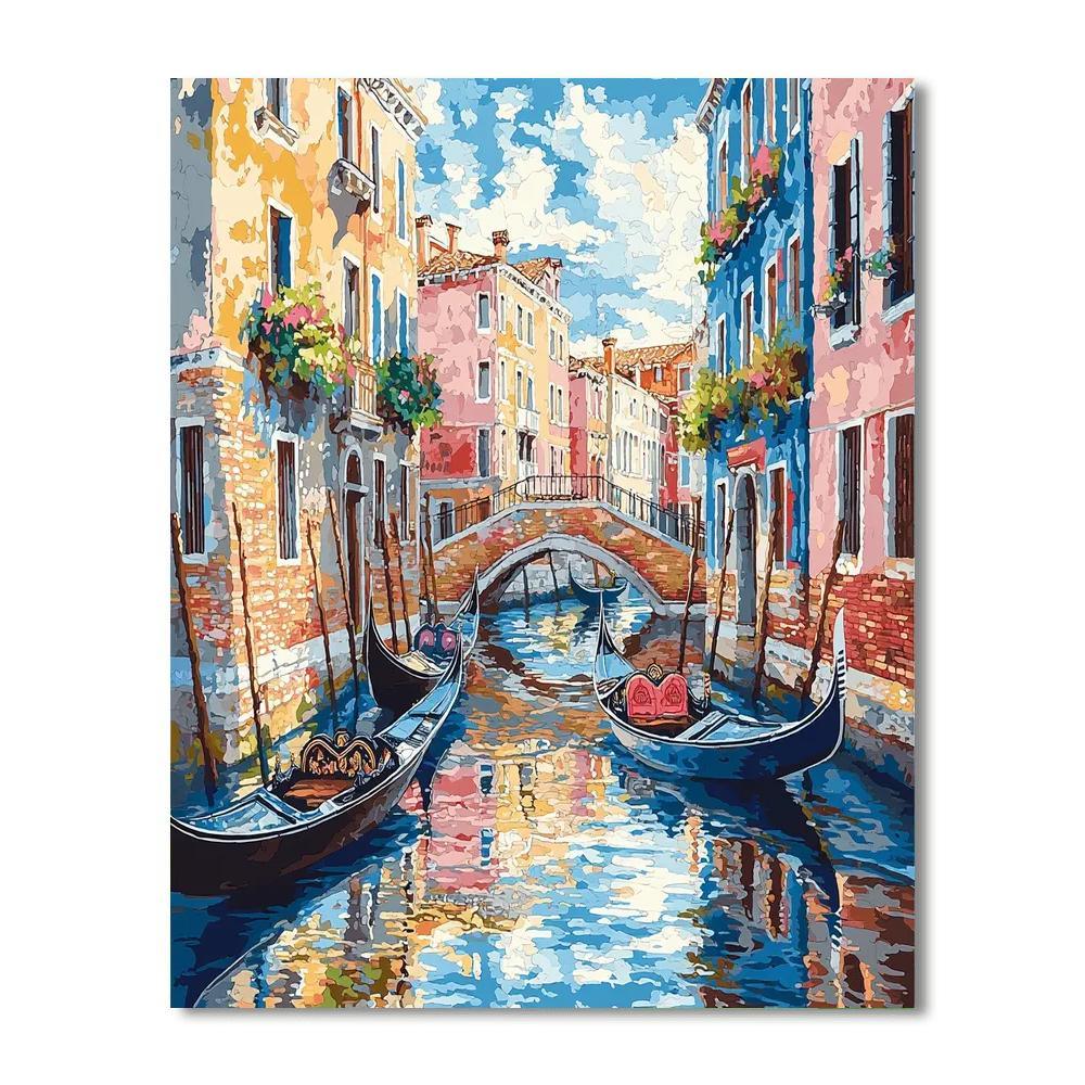 Venice Canals - Italy Painting Number Kit
