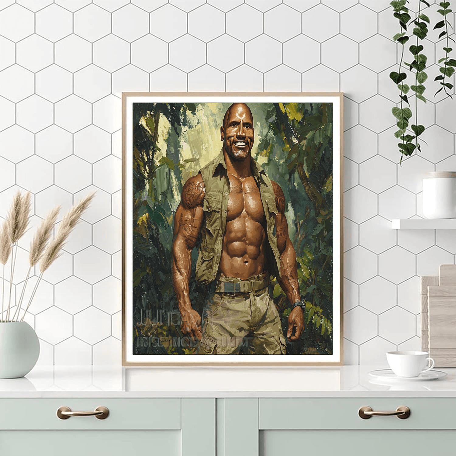 Dwayne Johnson: The Titan's Trail Of Triumphs Paint By Numbers Kits
