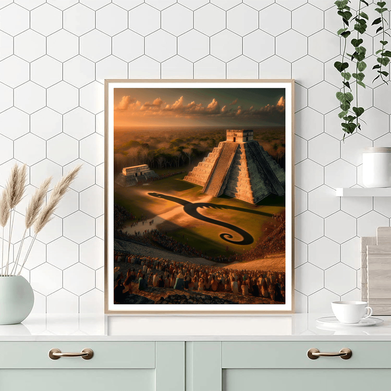 Spring Equinox At Chichen Itza - Yucatan Numbered Painting Kits