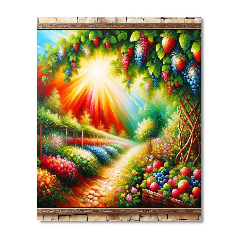 Bright Berry Harvest Numbered Painting Kits