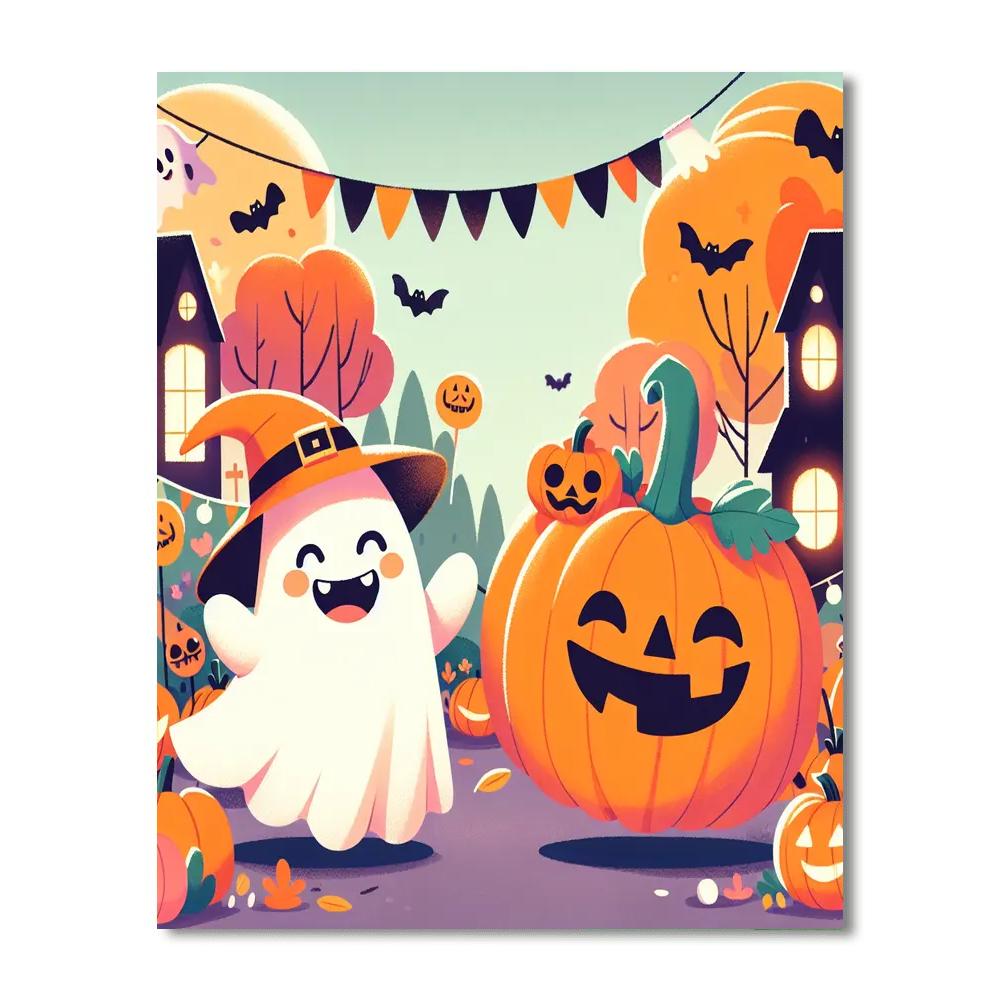 Halloween Pumpkin Parade Paint By Numbers Kits