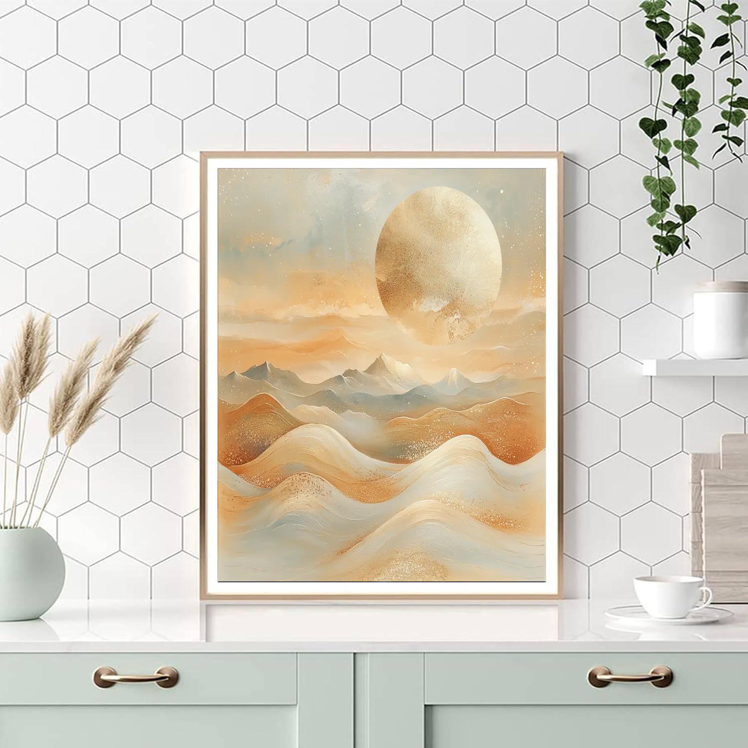 Michelangelo Inspired Celestial Mirage  Paint By Number