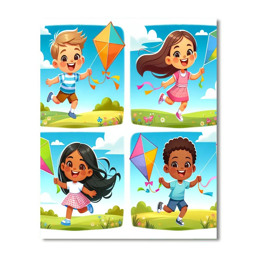 Kite Festival Fun Number Painting