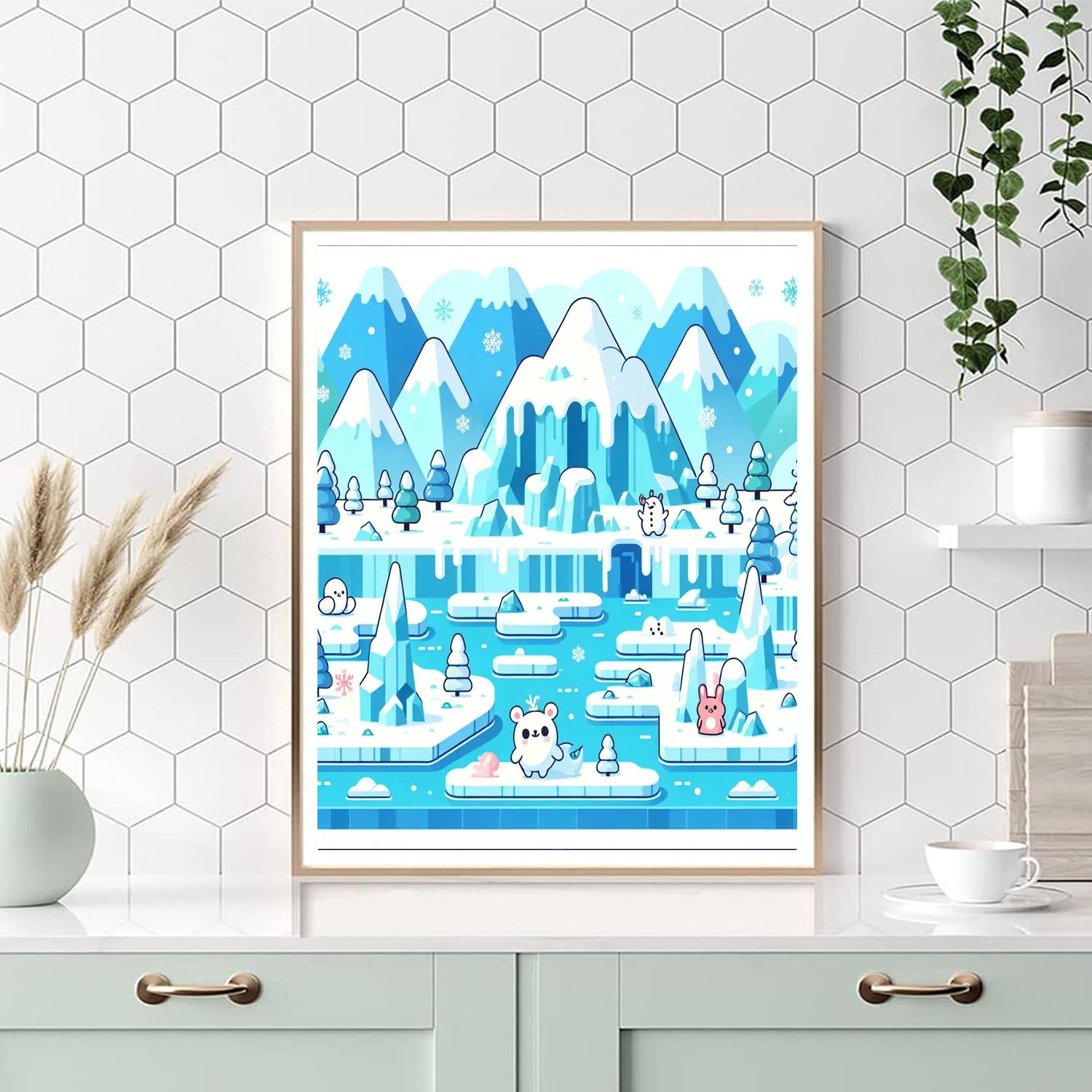 Ice Kingdom Expedition Numbered Painting Kits