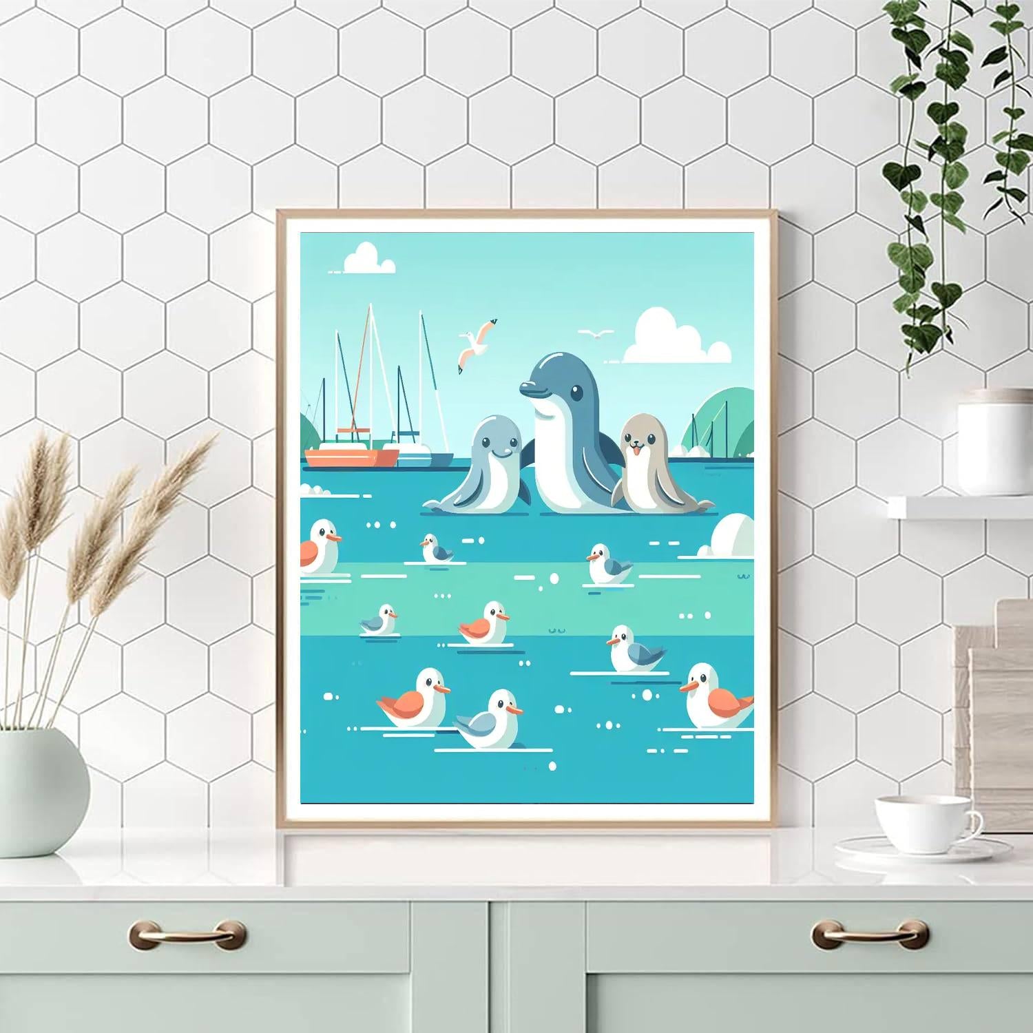 Harmony Harbor Hideaway Numbered Painting Kits