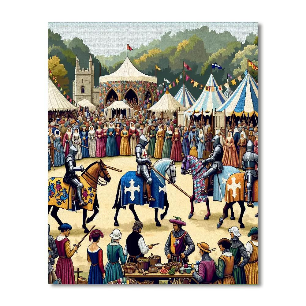 Camelot Medieval Fayre - Australia Paint By Numbers Kits