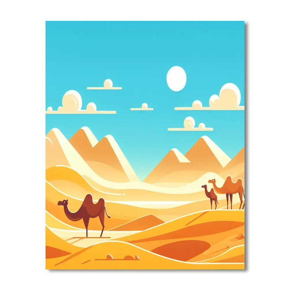 Desert Mirage Encounter Paint By Number