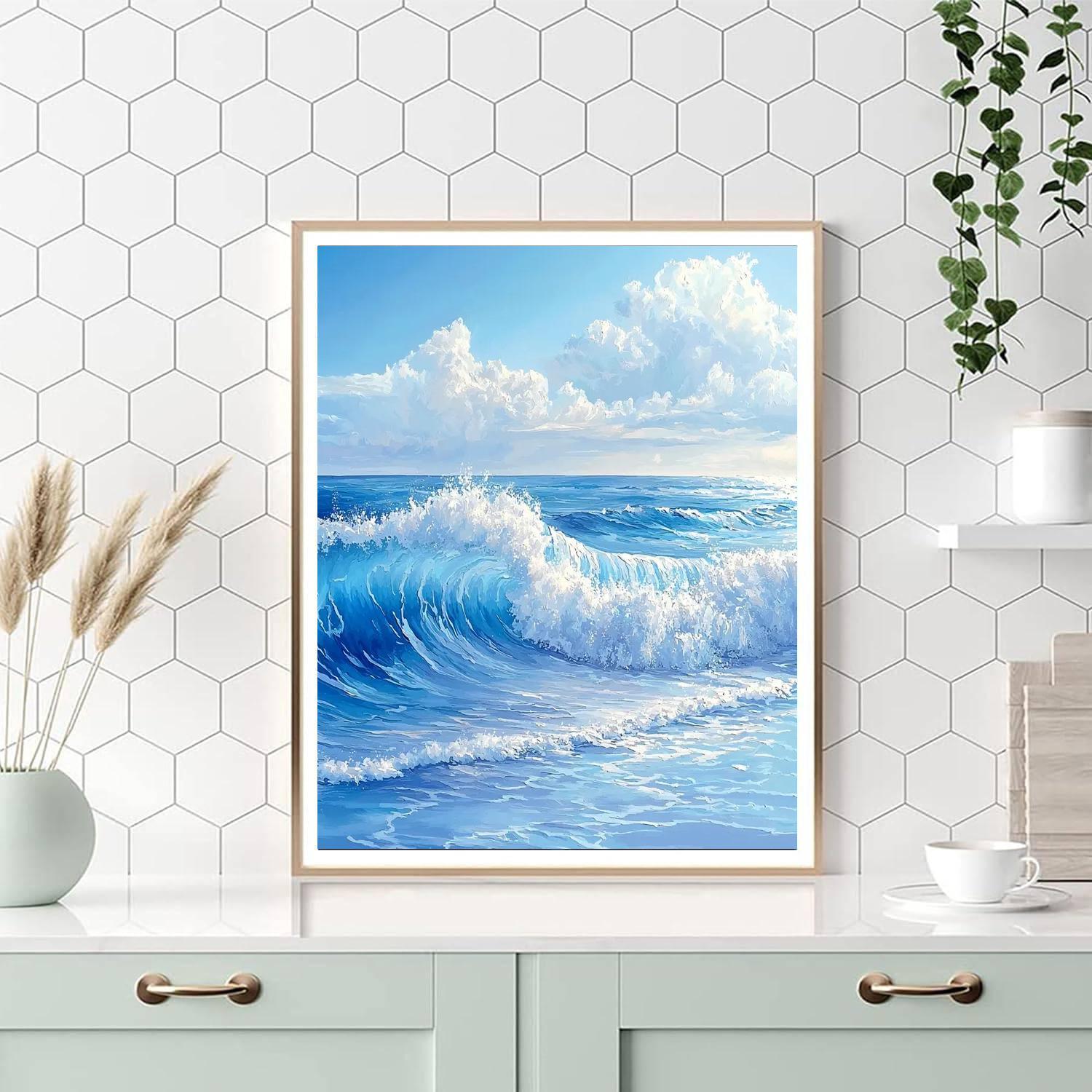 Michelangelo Inspired Ethereal Symphony  Painting Number Kit