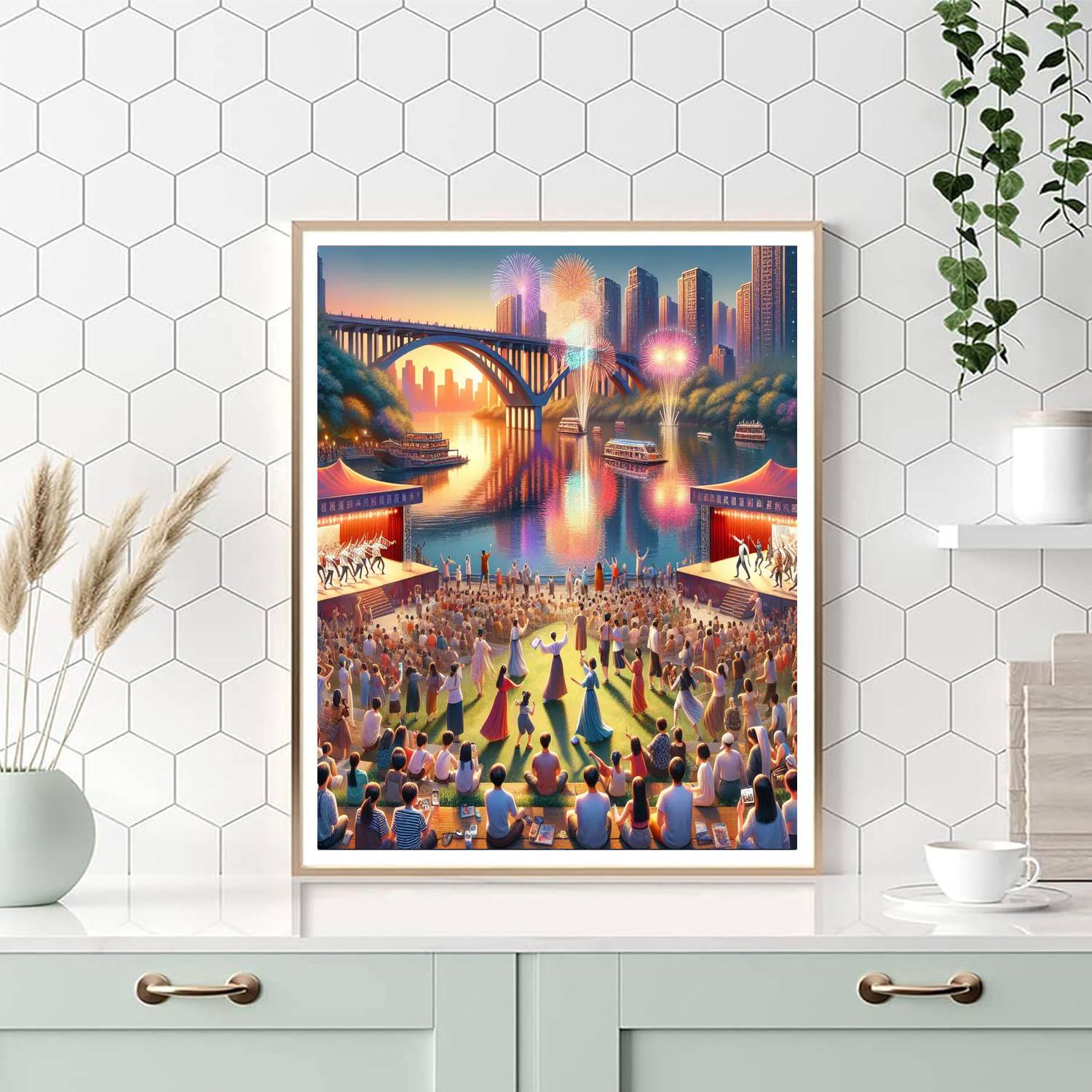 Brisbane Festival - Brisbane Paint By Color