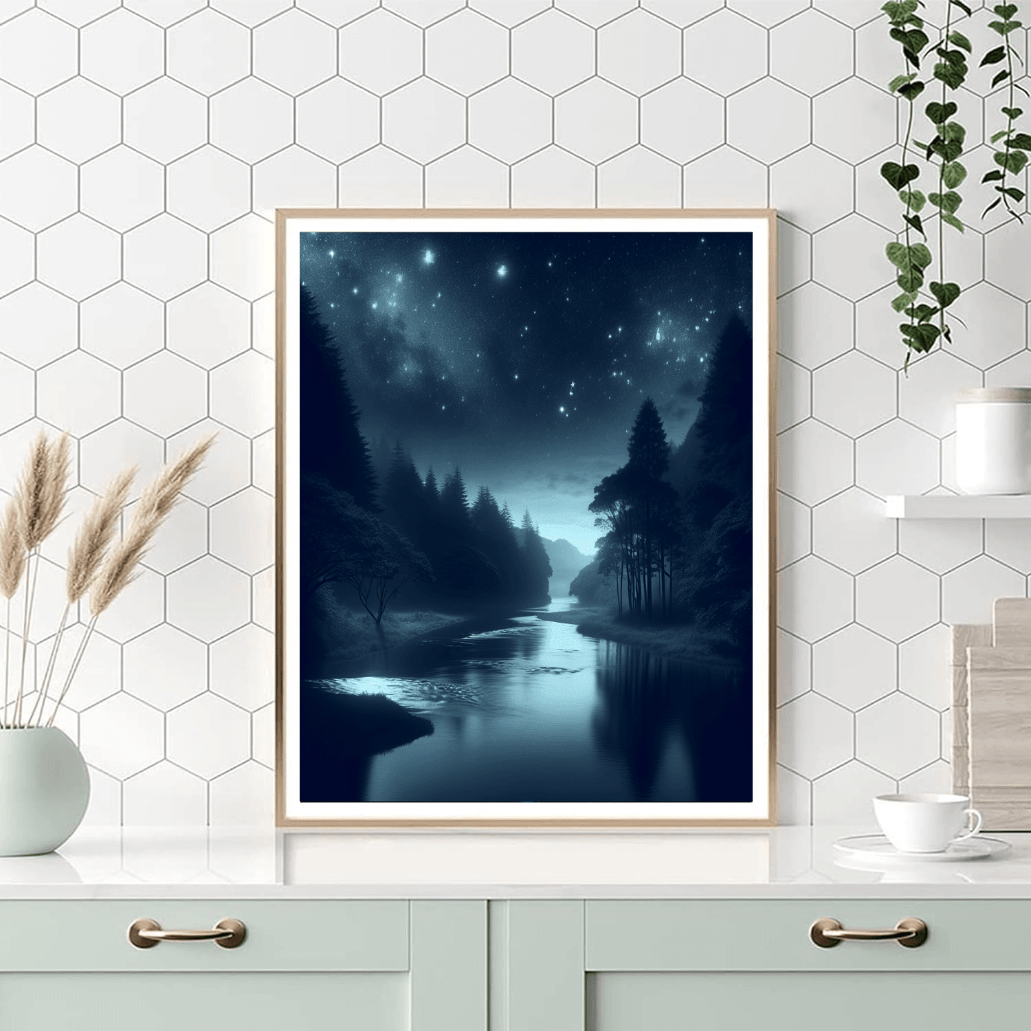 Starlit River Mystery Paint By Numbers
