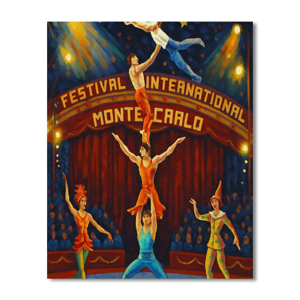 Circus Festival - Monaco Numbered Painting Kits