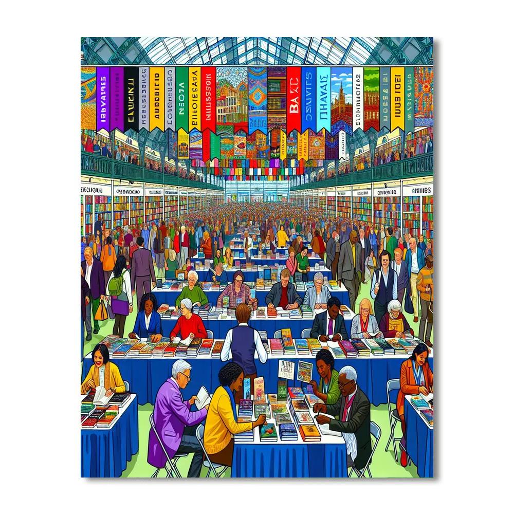 International Book Fair - Mexico Paint By Color