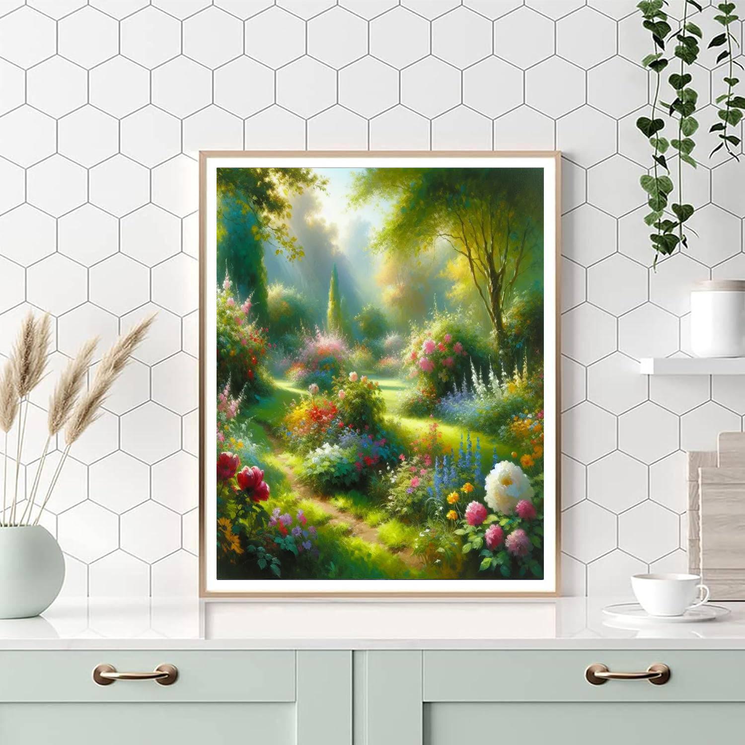 Sunny Garden Hideaway Paint By Numbers