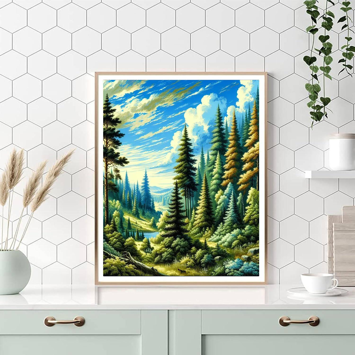 Northern Forest Symphony Paint By Numbers