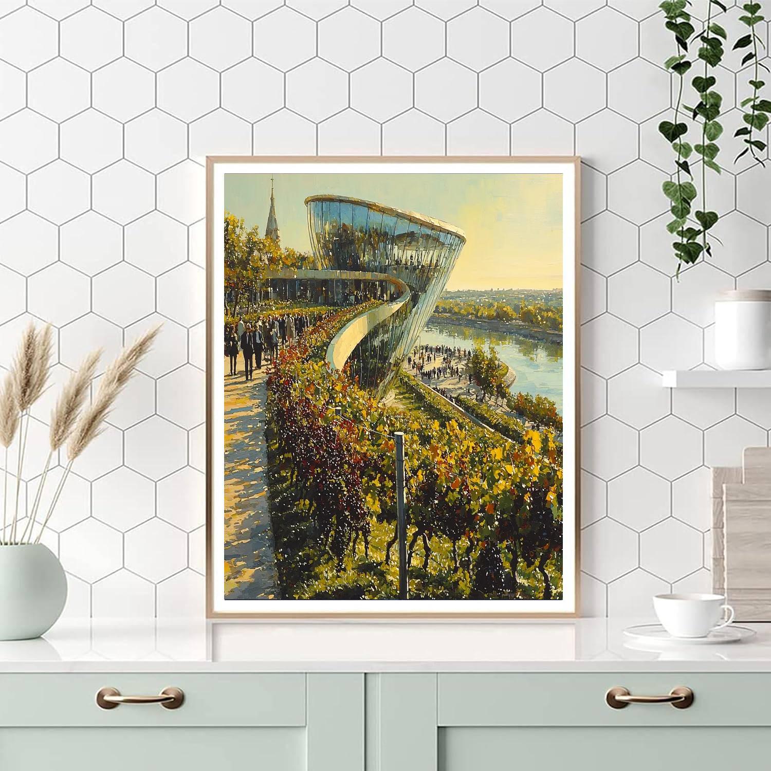 Bordeaux Wine Museum DIY Paint By Numbers