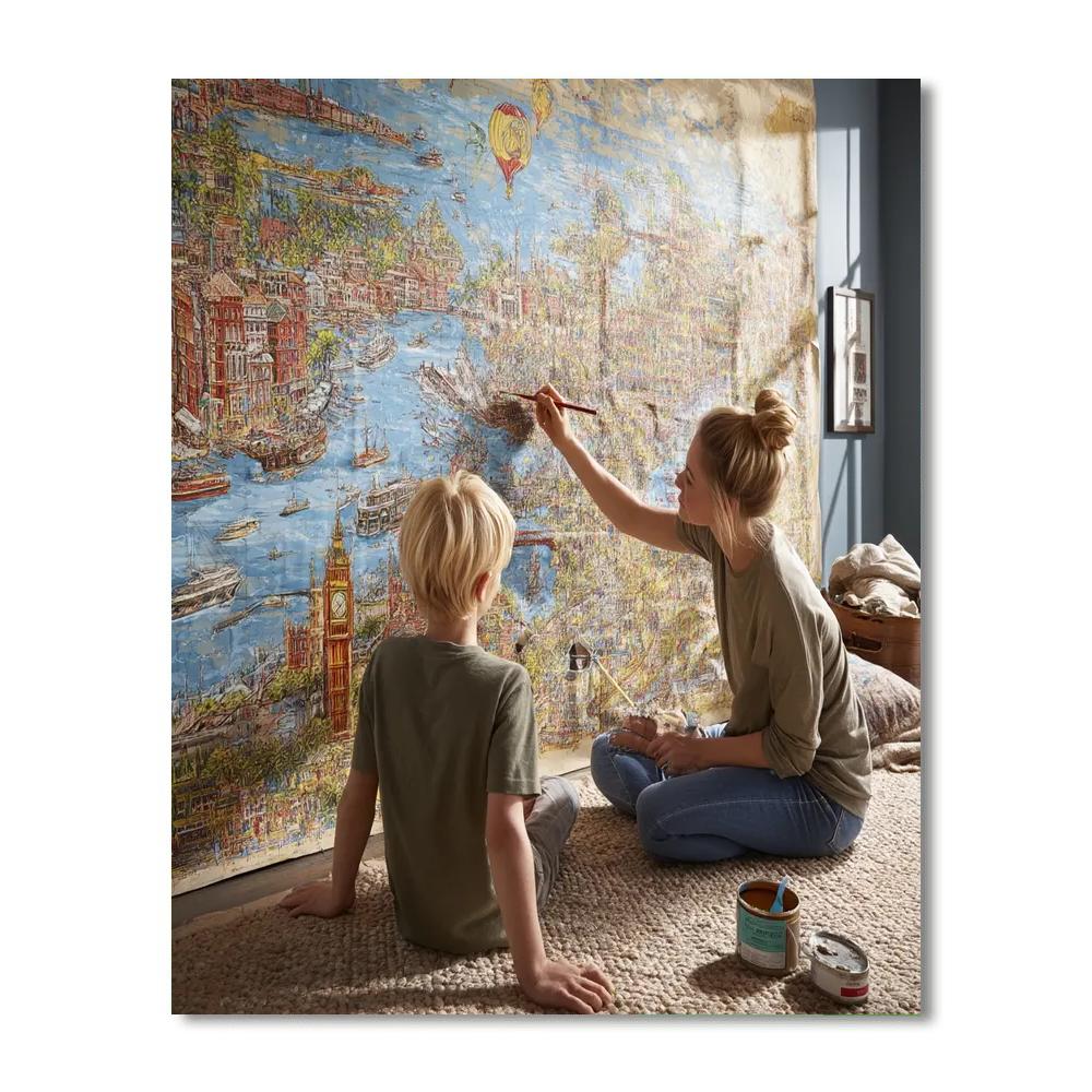 Exploring The World Together Paint By Numbers Kits