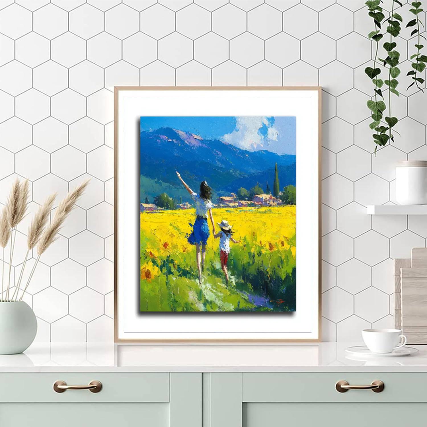 Symphony Of Sunflowers Paint By Color