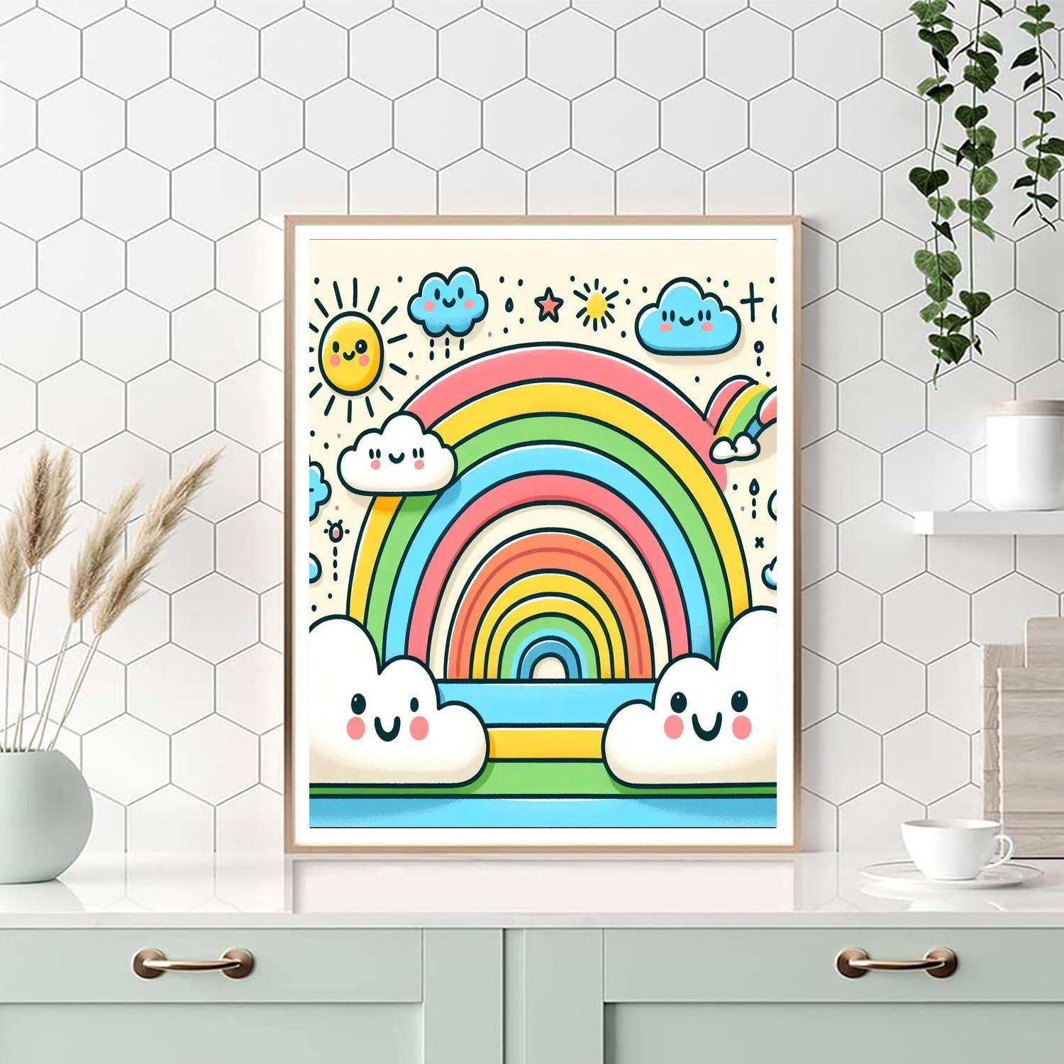 Rainbow World Extravaganza Painting Number Kit