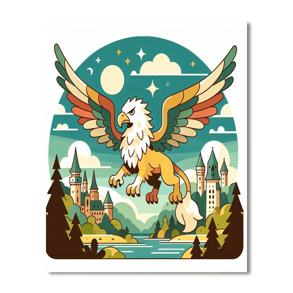 Mythical Beasts Journey Painting Number Kit