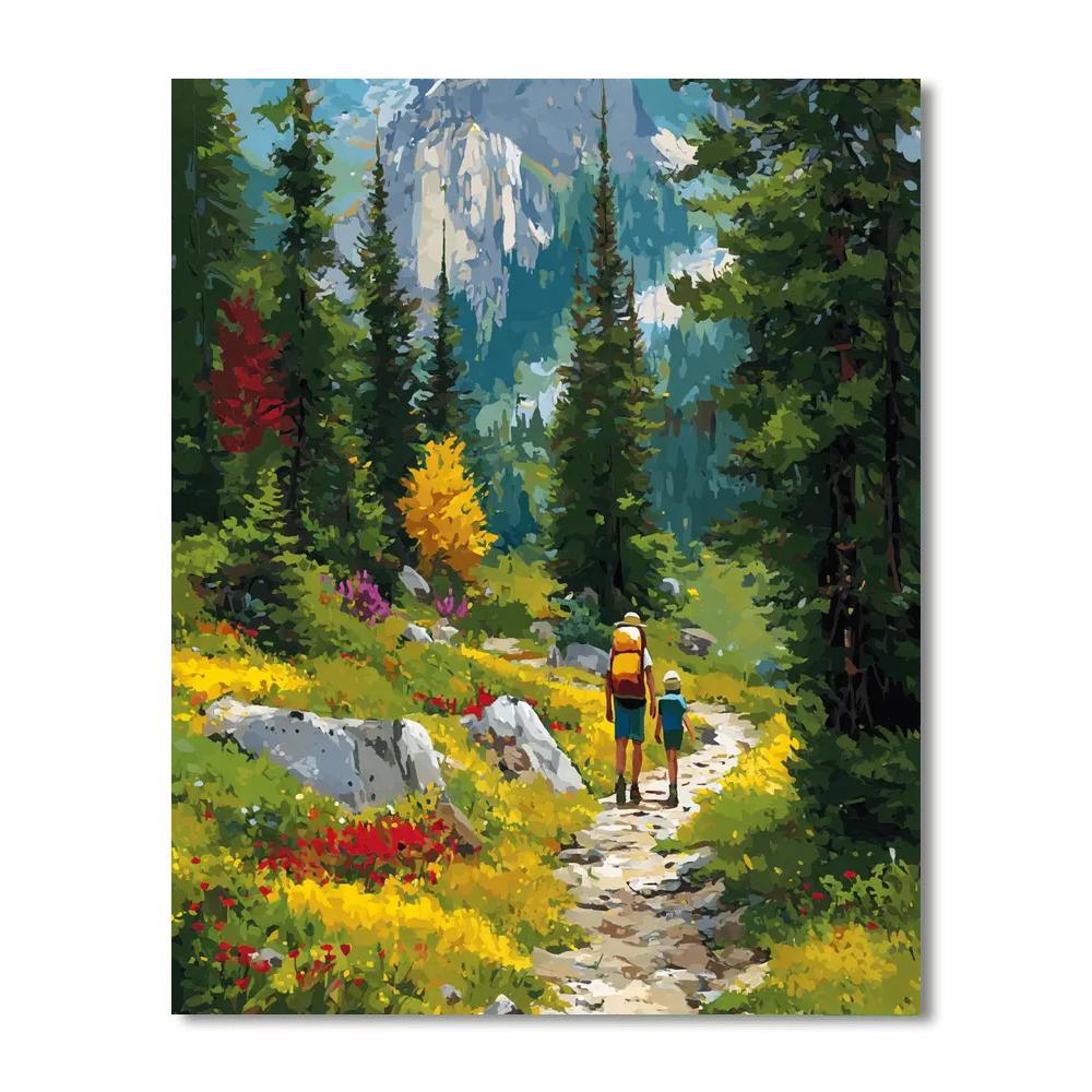 A Day In Nature Number Painting