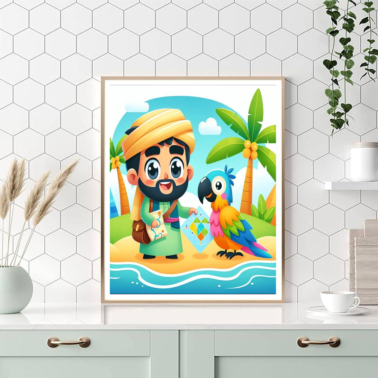 Island Explorers Paint By Numbers Art