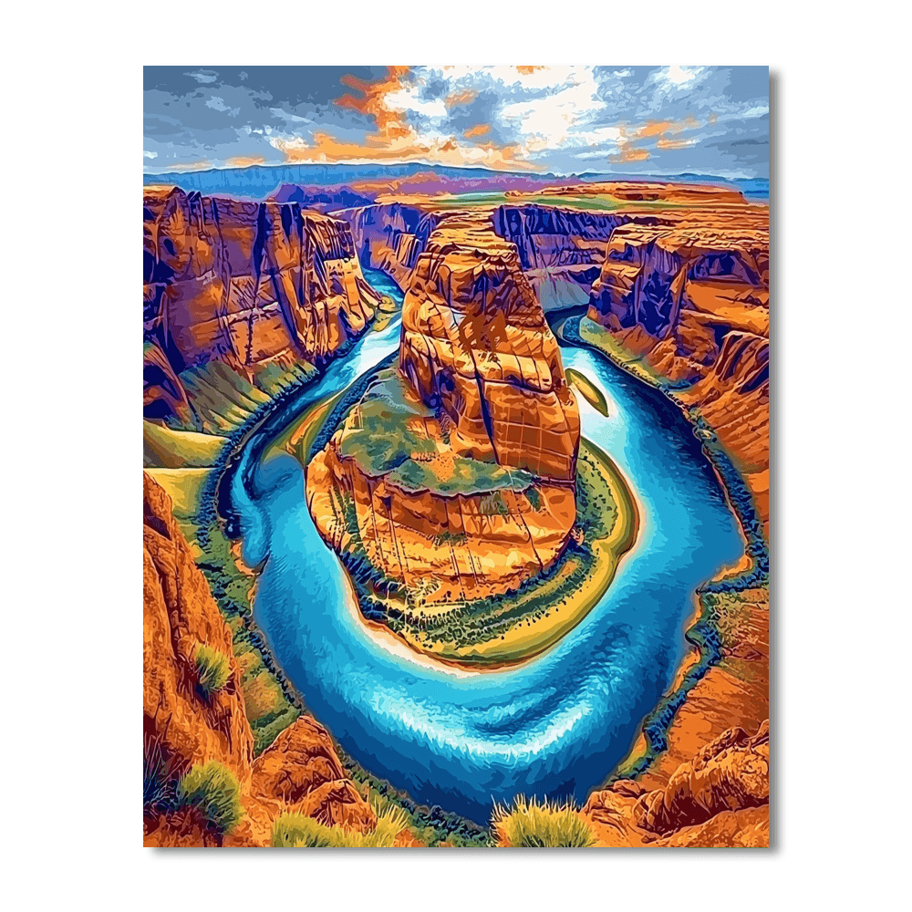 Horseshoe Bend - Usa Number Painting
