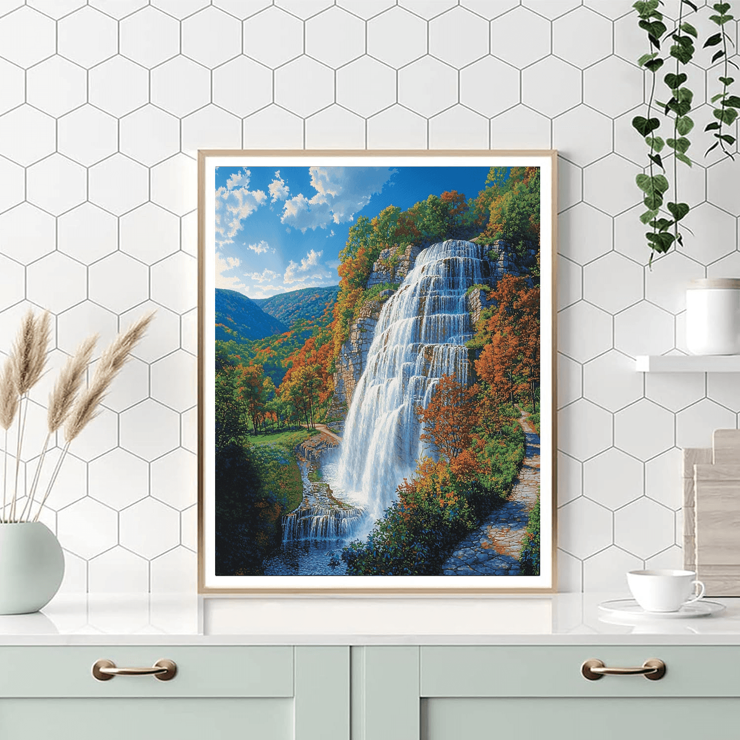 Cascada De Basaseachic Numbered Painting Kits