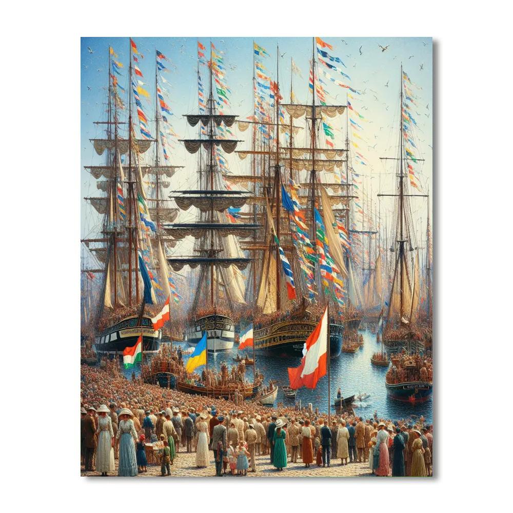 Kieler Woche Paint By Numbers Art