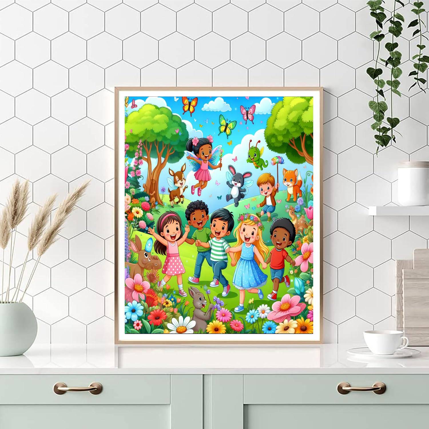 Fantasy Garden Quest Paint By Numbers Art