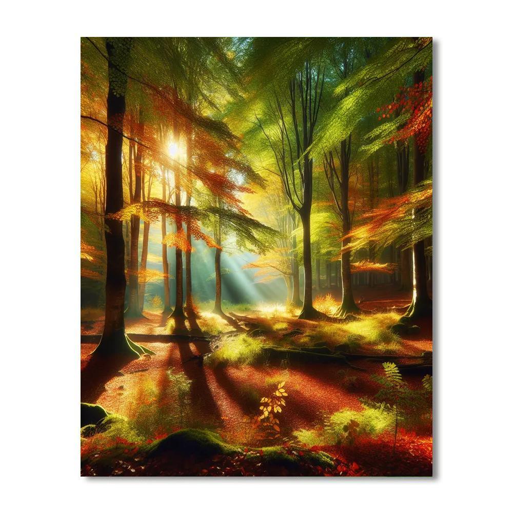 Autumn Forest Whisper Paint By Number