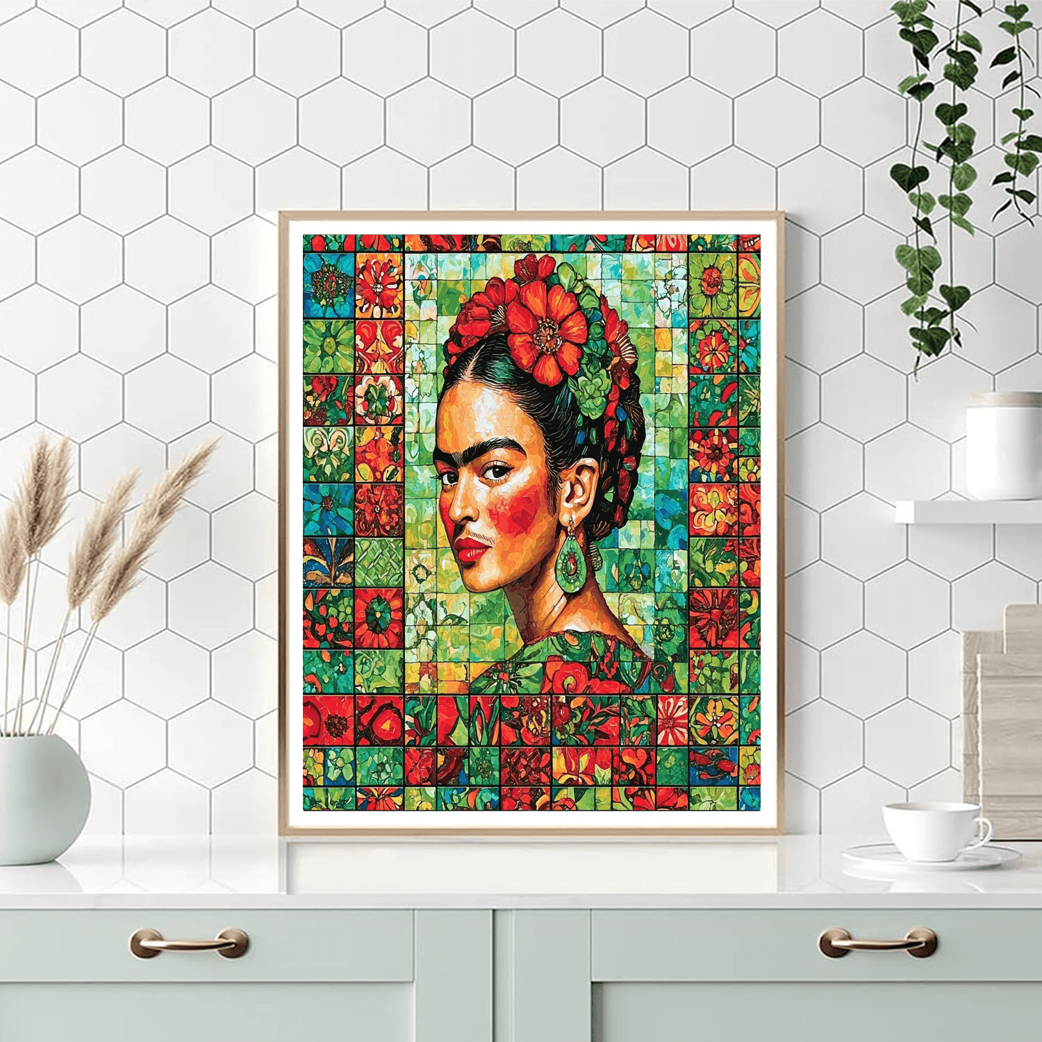 Kahlo Inspired Cultural Essence  Paint By Number